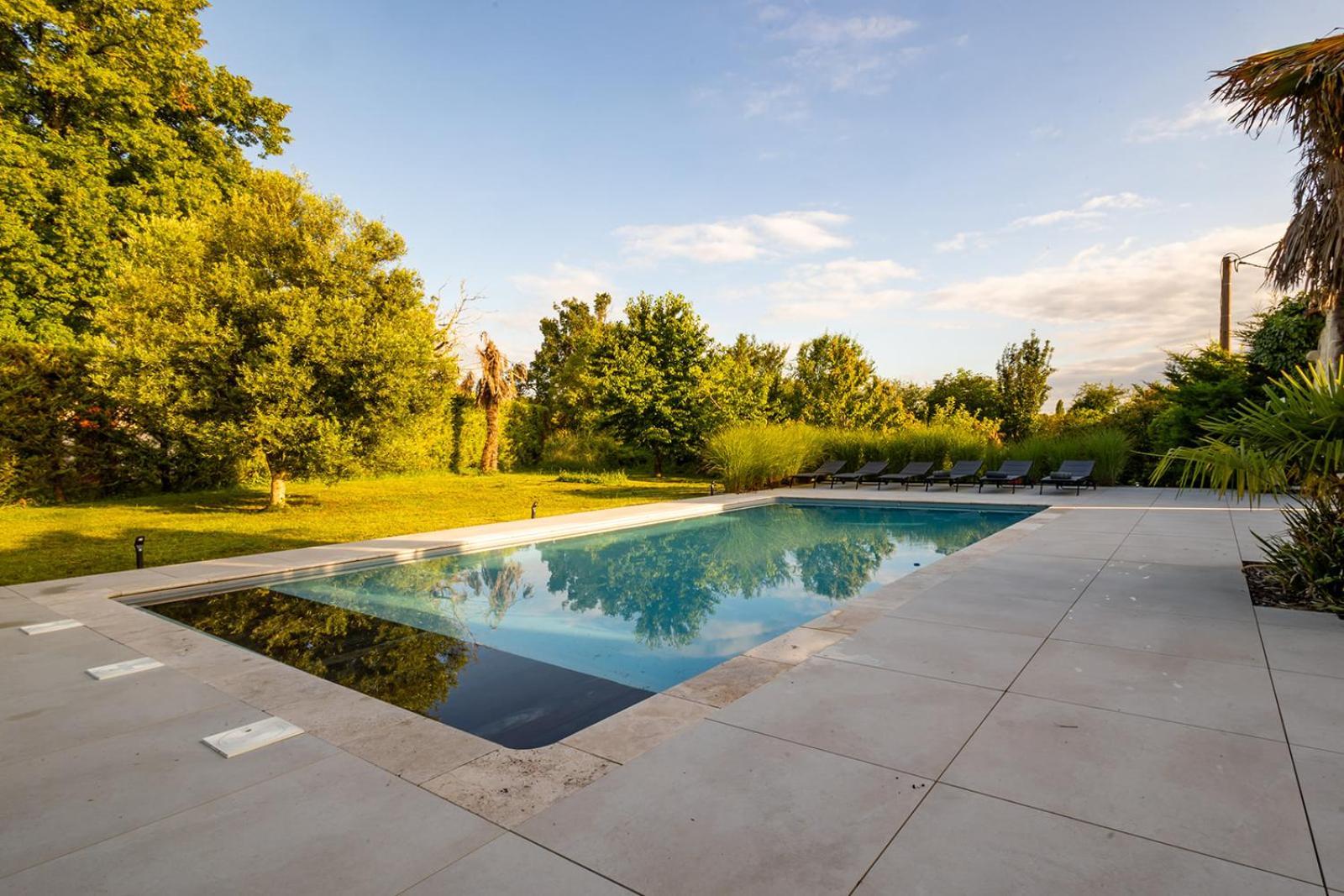 Villa Au Petit Bonheur Avec Clim - Hameau Au Calme - Piscine Chauffee - Petanque Moncrabeau Exterior photo